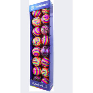 Hedstrom 6" Retro Rainbow Ball Assortment