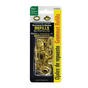 Lord & Hodge, Inc 24-Pack 1/2" Grommet and Washer Refills