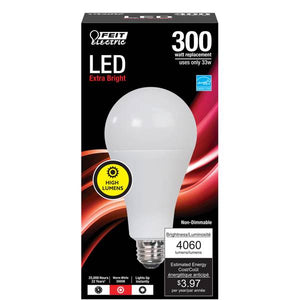 FEIT Electric 300-Watt A23 Warm White High Lumen LED Light Bulb