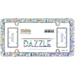 Cruiser Dazzle, Chrome License Plate Frame