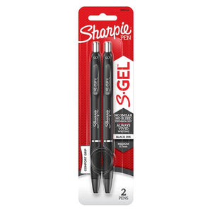 Sharpie 2-Count Black S-Gel Pen