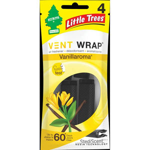 Little Trees 4-Pack Vanillaroma Vent Wrap