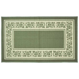 Madison Industries 26"x45" Floral Border Accent Rug