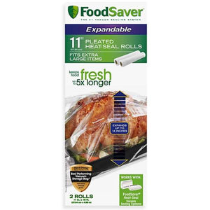 FoodSaver 2-Pack Expandable 11"x16' Rolls