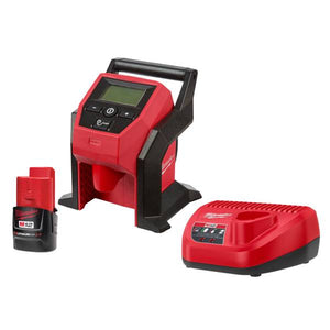 Milwaukee M12 Inflator with CP 2.0AH Battery Kit