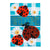 Evergreen Enterprises Linen Ladybug Plaid Welcome House Flag