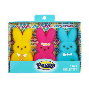 Peeps 3-Count Bunny Dress-Up Dog Toy
