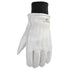 Wells Lamont Women's Insulated Full Leather Thinsulate White Winter Gloves