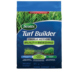 Scotts 17.2 lb Turf Builder Triple Action Built For Seeding