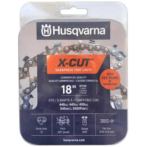 Husqvarna 18" X-Cut Chainsaw Chain