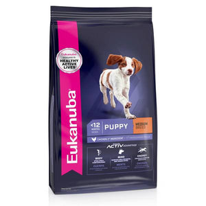 Eukanuba 33 lb Chicken Puppy Medium Breed Dry Dog Food