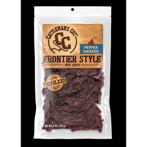 Cattleman's Cut 6 oz Frontier Style Pepper Smoked Beef Jerky
