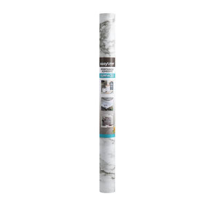 EasyLiner 20"x15' Peel & Stick Adhesive White Marble Liner