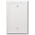Amerelle Chelsea 1 Blank White Wall Plate