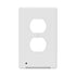 Westek LumiCover White Core Classic Duplex Outlet Nightlight Wall Plate
