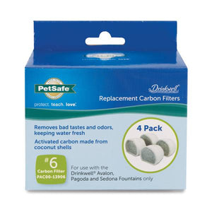 PetSafe 4-Pack Drinkwell Replacement Carbon Filters