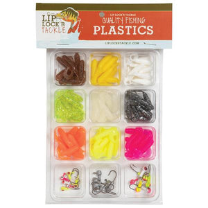 Robinson Wholesale 100-Piece Plastic Grub Lure Assortment