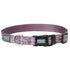 Terrain Large Plum Premium Patterned Snap-N-Go Adjustable Dog Collar