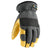 Wells Lamont Men's HydraHyde Cowhide Leather Hybrid Slip On Gloves