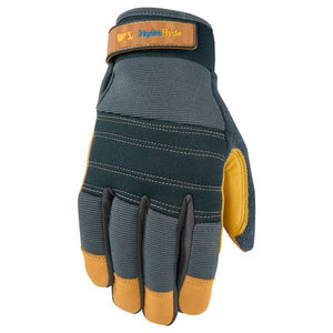 Wells Lamont Men's HydraHyde Premium Grain Cowhide Leather Hybrid Gloves