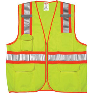 Tingley Men's Job Sight Class 2 Two-Tone Surveyor Vest