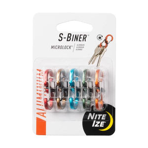 Nite Ize 5-Pack S-Biner Aluminum MicroLock