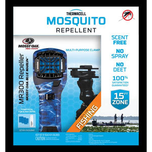 Thermacell Mosquito Repeller-Mossy Oak Fish Pack with Clamp