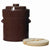 Roots & Harvest Traditional Style Water-Seal Crock Set- 2L Fermentation Crock with Lid & Weights