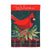 Evergreen Enterprises Plaid Cardinal Garden Applique Flag