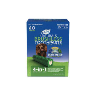Ark Naturals Value Pack Brushless Toothpaste Dental Chews Medium