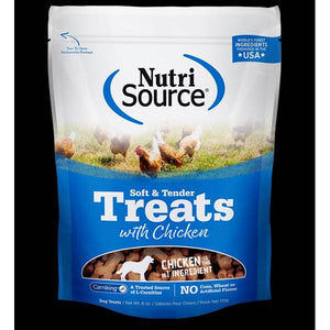NutriSource 14 oz Soft & Tender Chicken Dog Treats