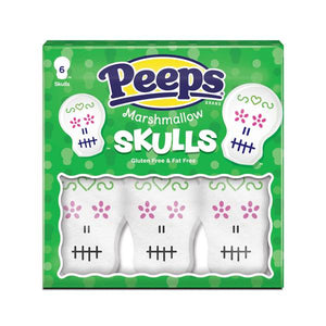Peeps 6-Count Marshmallow Skulls