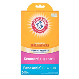 Arm & Hammer 3-Pack Kenmore C & Panasonic C-5 Prem Bags