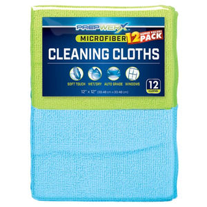 PREP WERX 12-Count Microfiber Cleaning Cloths