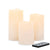 Gerson 3-Piece Set of Ivory LED Candles