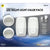 Westek Automatic Plug-in Aria Curved and Directional LED Night Light 4-Pack