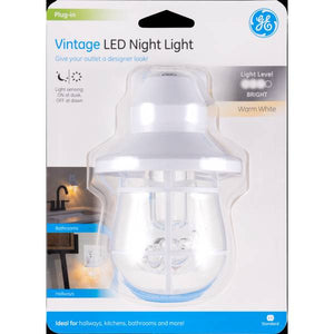 GE LED Light Sensing Vintage Cage Night Light