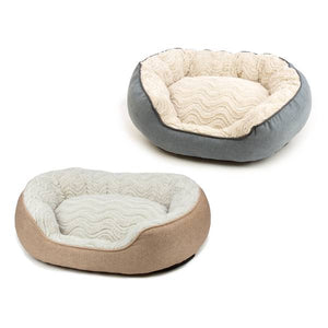 STAY 28"x32" BOWIE Oval Cudddler Pet Bed Assortment