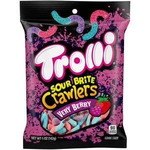 Trolli 5 oz Sour Brite Very Berry Crawlers