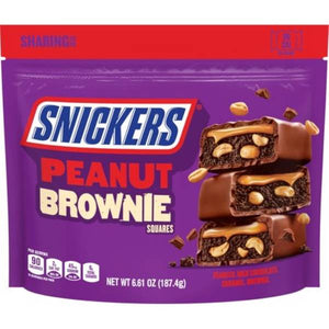 Snickers 6.61 oz Peanut Brownie Candy