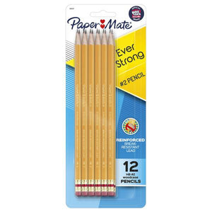 Paper Mate 12-Count EverStrong Woodcase Pencils