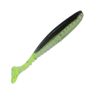 Tickle Tail 2" Triple Chartreuse Shad