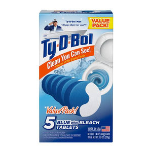 Ty-D-Bol 5-Pack Blue Bleach Tablets