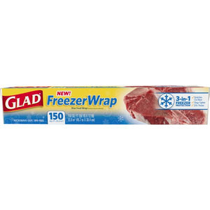 Glad 150 sq. ft. FreezerWrap Plastic Food Wrap