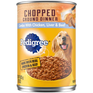 Pedigree 22 oz Traditional Ground Chicken/Beef/Liver Dinner Chopped Combo