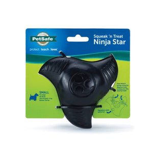 Busy Buddy Squeak 'n Treat Ninja Star-Small