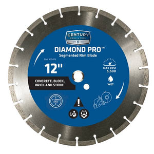 Century Drill & Tool 12" Diamond Pro Saw Blade