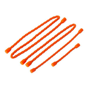 Calterm 3", 6", 12" & 18" Orange Wrap-Twist Ties