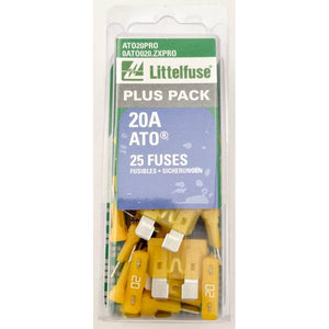 Littelfuse 25-Pack 20A ATO Fuse