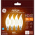 GE Relax 40-Watt EQ CAM Soft White Dimmable Candle Light Bulb 4-Pack